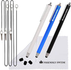 The Friendly Swede Stylus Pen for Touchscreen — 3-Pack 5.5" High Precision by TheFriendlySwede