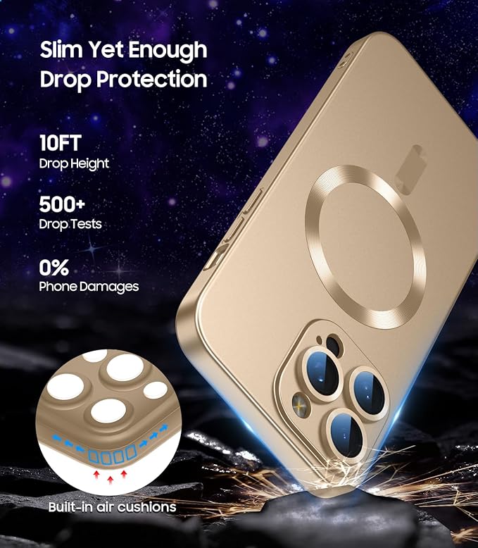 Magnetic for iPhone 16 Pro Max Case Slim Soft Silicone Bumper Shockproof - Image 5