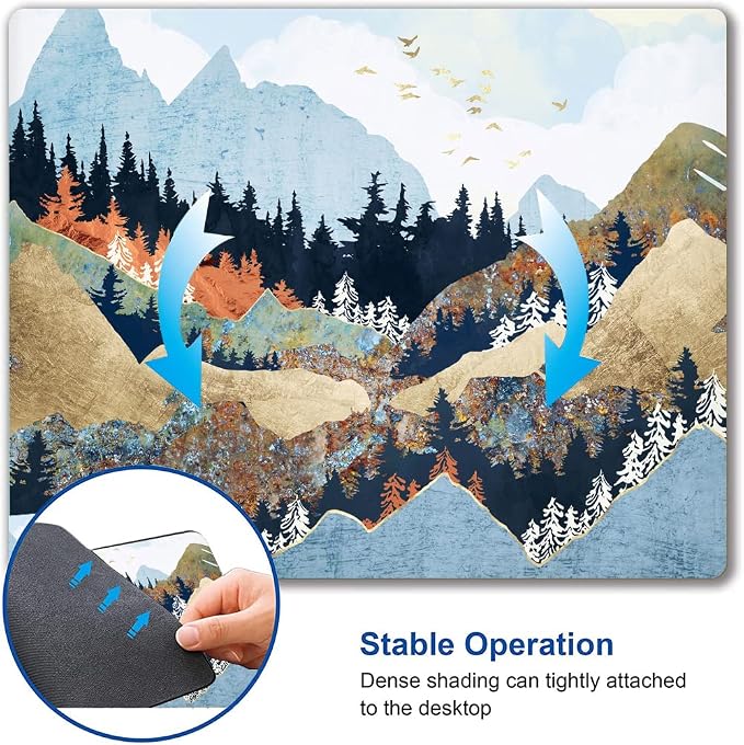 Mouse Pad, Premium-Textured Mouse Mat, Non-Slip Rubber Base Mousepad - Image 6