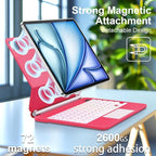 Keyboard Case for iPad Air 13 inch, iPad Pro 12.9 inch，Magic-Style Magnetic – - Image 3