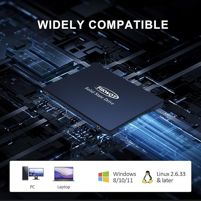 FS810 500GB SSD, 2.5" SSD SATA III 6Gb/s, Solid State Drives, 3D NAND TLC Flash - Image 5