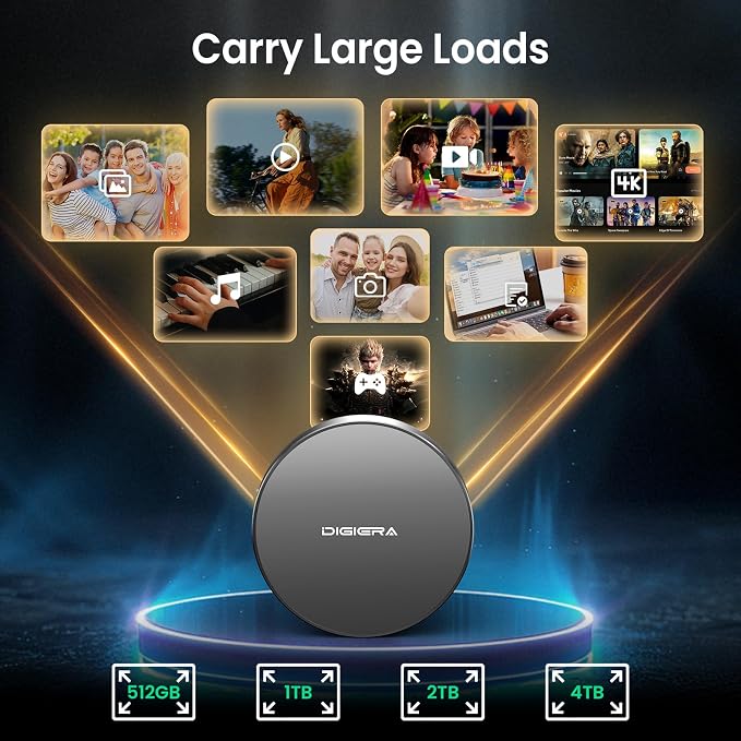 1TB Magnetic Portable SSD, External Solid State Drives - Image 6