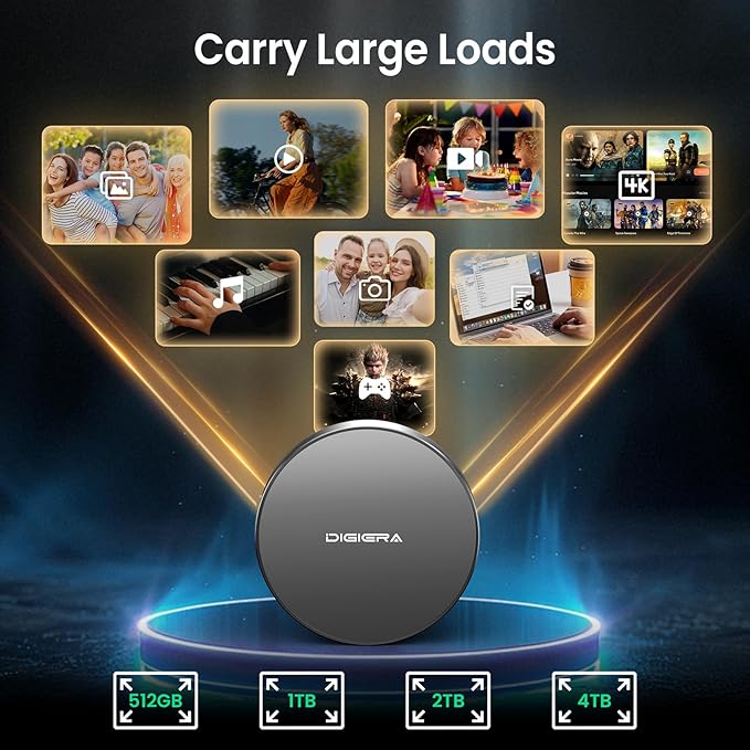 512GB Magnetic Portable SSD, External Solid State Drives - Image 6
