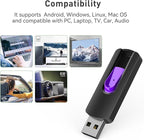 Aiibe 128GB Flash Drive 5 Pack 128GB USB Flash Drives Thumb Drive 128 GB USB - Image 6