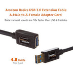 Amazon Basics USB-A 3.0 Extension Cable, 4.8Gbps High-Speed, Male to Female - Image 5