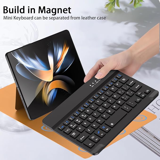 for Samsung Galaxy Z Fold 7 6 5 Keyboard and Mouse, Portable Mini 7.9inch - Image 5