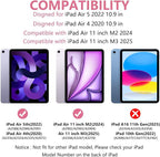 Keyboard Case for iPad Air 11-inch M3/M2/Air 5th/ 4th Generation- Detachable - Image 2