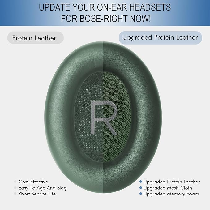 GEVO Replacement Ear Pads for Bose QC45, Ear Cushions for Bose QuietComfort 45 - Image 5