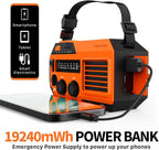 FosPower NOAA Emergency Weather Radio A6 19240mWh Portable Power Bank, - Image 3