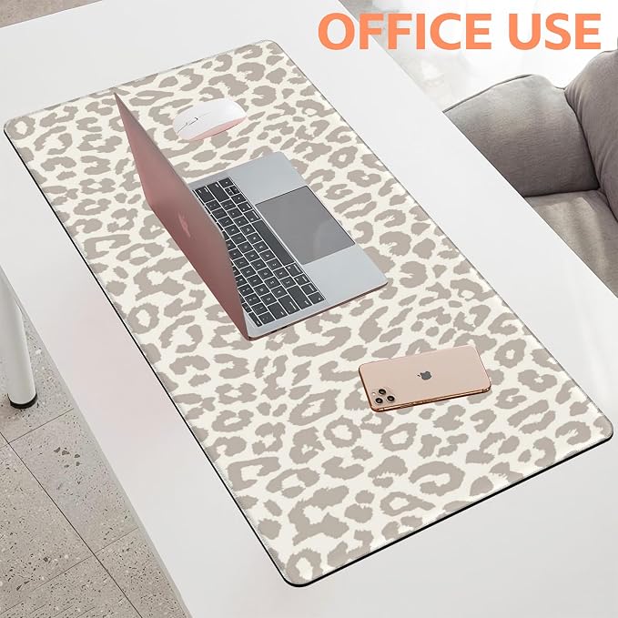 Mouse Pad Large Leopard Print Non-Slip Gaming Desk Mat - Image 5