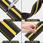 MYFAMIREA 10FT Floor Cord Cover Heavy Duty Cable Cover Protector - Image 4