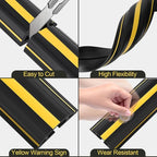 MYFAMIREA 6.5FT Floor Cord Cover Heavy Duty Cable Cover Protector - Image 4