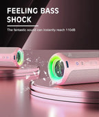 Ortizan Bluetooth Speakers, Portable Wireless Stereo Speaker - Image 6