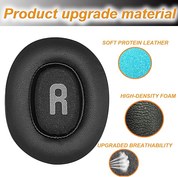 Replacement Earpads for JBL Tune 700/710/720/750/760/770 Headphones, Ear Pads - Image 3