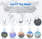 Voltage Converter Us to Europe, 220v to 110v Power Adapter, European Plug Power - Image 6