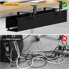 Under Desk Cable Management Tray 27.2" - Image 5