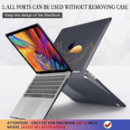 CISSOOK Compatible with MacBook Air 13 Inch M1 Case 2022 2021-2018 Release - Image 5