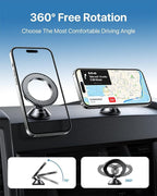 andobil for Magsafe Car Mount Dashboard Cell Phone Holder Magnetic Phone Holder - Image 5