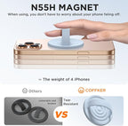 Magnetic Phone Ring Grip Holder, Silicone Finger Loop Grip, Compatible - Image 5