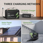 OKMO 12V 100Ah LiFePO4 Battery, Lithium Battery 100A BMS, 10 Years Lifetime - Image 7