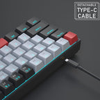 Gaming Keyboard and Mouse Combo, 60% Compact Mechanical Keyboard - Image 2