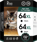 64XL Black Ink Cartridges Black Compatible by Fannster