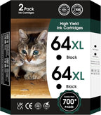 64XL Black Ink Cartridges Black Compatible by Fannster