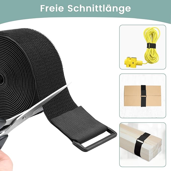 2In x 32Ft Cable Straps Heavy Duty - Image 3