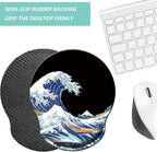 Mouse Pad with Wrist Support, Ergonomic Mouse Pad with Memory Foam Wrist Rest - Image 4