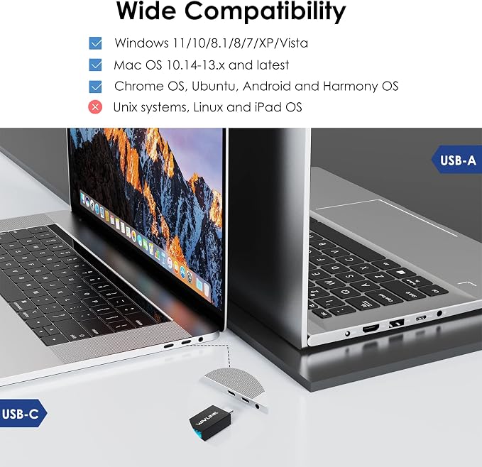 WAVLINK USB Laptop Docking Station Dual Monitors, DisplayLink Computer Dock - Image 8