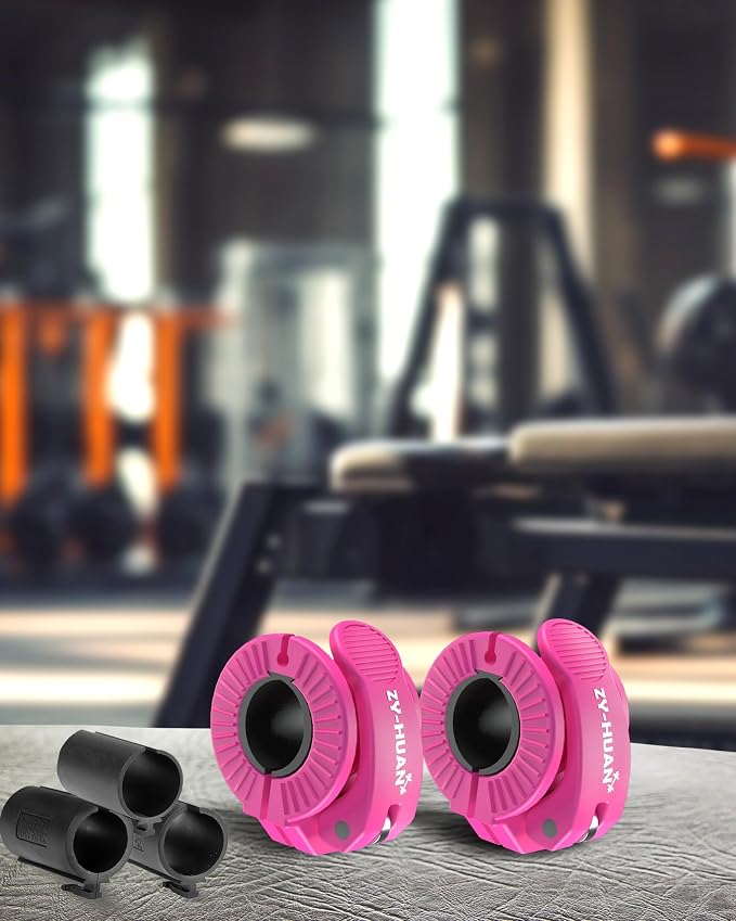 Pro Barbell Clips 1 inch Barbell Clamps 0.9-1.18inch Quick Release Weight Clips - Image 6