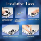 for Samsung Galaxy S25 Edge Camera Lens Protector, Individual Metal Ring - Image 8
