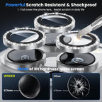 WSKEN for iPhone 16 Pro/iPhone 16 Pro Max Camera Lens Protector - Image 3