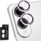 for Samsung Galaxy S25 Edge Camera Lens Protector, Individual Metal Ring by Btscase