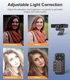 Spedal 4K UHD Webcam with Built-in AI Noise Reduction Dual Microphones - Image 5