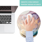 Mouse Pad with Wrist Support, Ergonomic Mouse Pad with Memory Foam Wrist Rest - Image 7