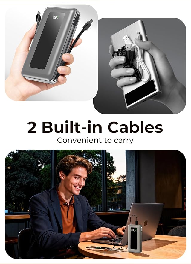 Power Bank, 50000mAh Travel Camping Essential Portable Charger - Image 6