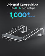 Clear Acrylic Laptop Stand for Desk, - Image 5