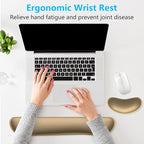 Dapesuom Enlarge Keyboard Wrist Rest, Memory Foam Wrist Cushion - Image 6