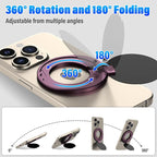 Magnetic Phone Holder for Magic Keyboard, Slim Portable Foldable Magnetic Phone - Image 4