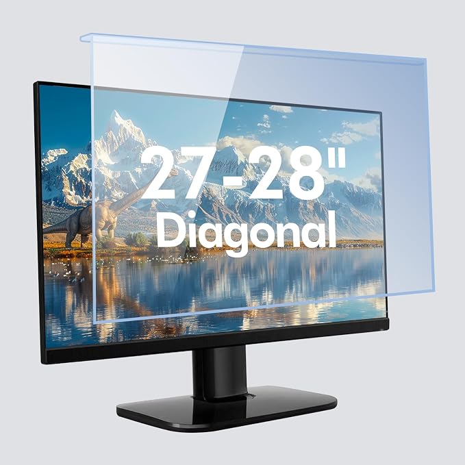 27-28 Inch Blue Light Filter for Computer Monitor, Computer Screen Blue Light by BSPROTE