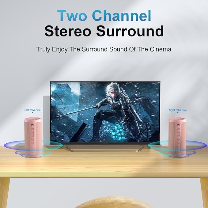 Ortizan Wireless Portable Bluetooth Speaker, IPX7 Waterproof, Dustproof and - Image 5