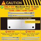 Batianda Compatible with New MacBook Pro 16 inch Case 2024 M4 Chip 2023 2021 - Image 2