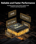 ORICO 1TB NVMe SSD PCIe 4.0- Up to 7400MB/s, M.2 2280 PCIe 4.0X4 Internal Solid - Image 5
