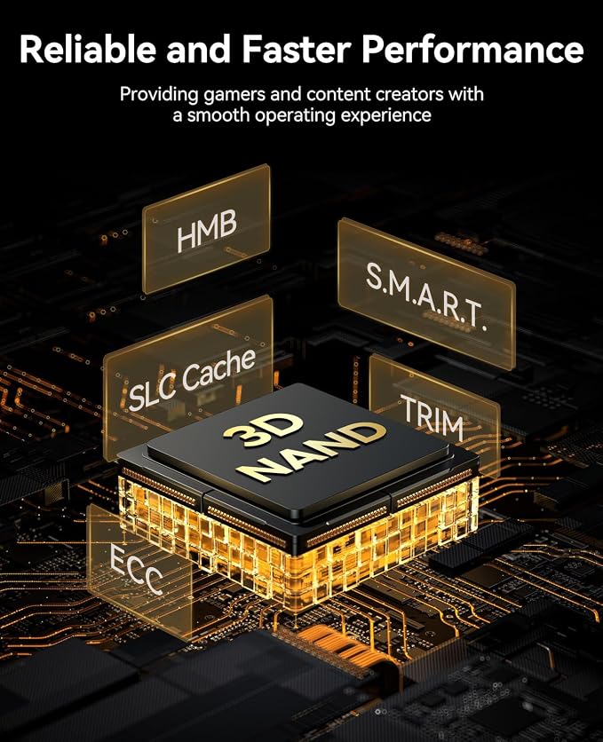 ORICO 1TB NVMe SSD PCIe 4.0- Up to 7400MB/s, M.2 2280 PCIe 4.0X4 Internal Solid - Image 5