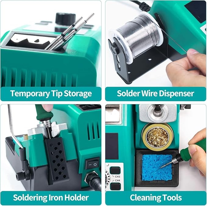 YIHUA 982 Precision Soldering Iron Station Kit - Image 5