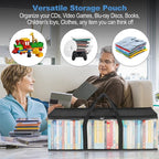 CCidea DVD Storage Bags Set of 2, Stackable DVD/CD/Blu Ray Storage Cases - Image 6