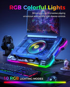 KeiBn Gaming Laptop Cooling Pad, Laptop Fan Cooling Pad - Image 4