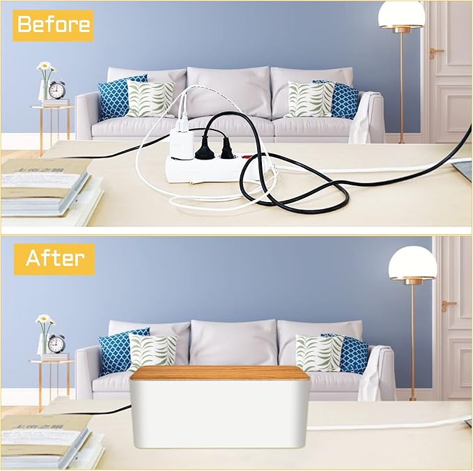 YUANYE Cable Management Box 2 Pack - Image 5