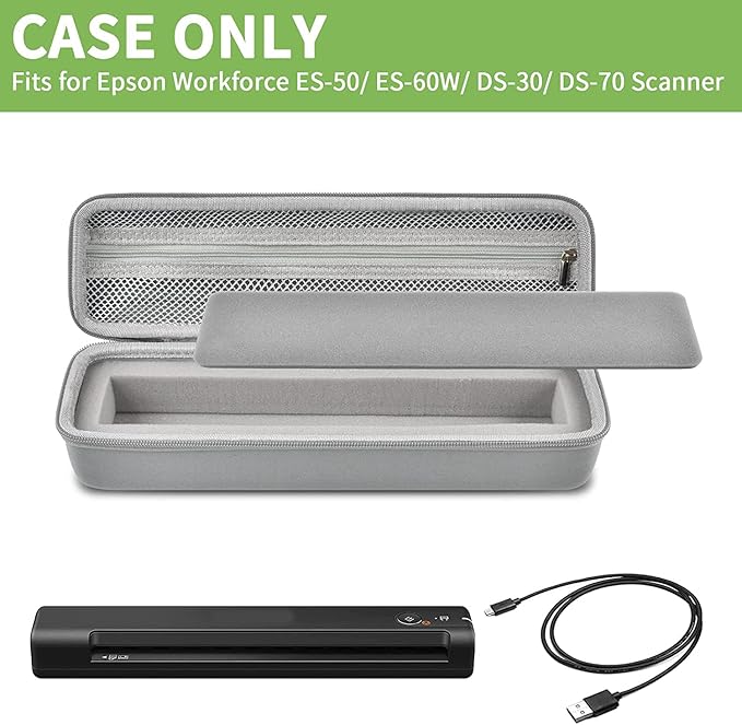 Case Compatible with Epson Workforce ES-50/ ES-60W/ ES-55R/ ES-65WR/ DS-30/ - Image 2